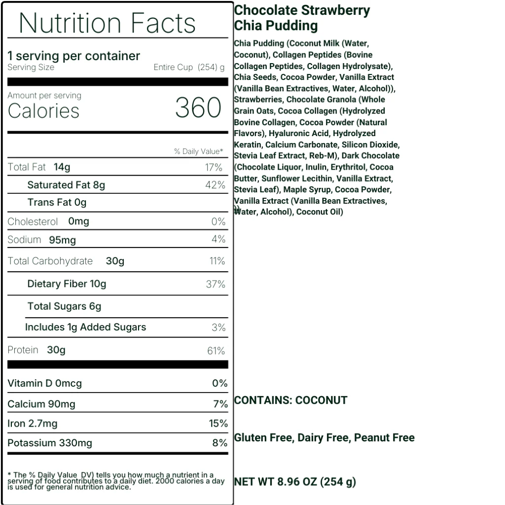 Chocolate Strawberry Chia Pudding - Image 3